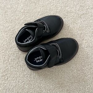 jumping beans Black Kids' Ankle Boots with Velcro Strap